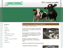 Tablet Screenshot of animalcomfort.co.uk